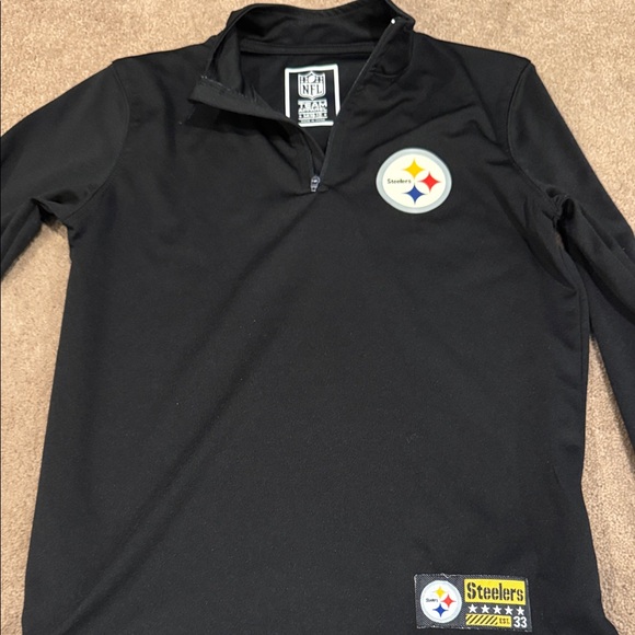 NFL Other - NFL Steelers Kids Black Pullover Hoodie